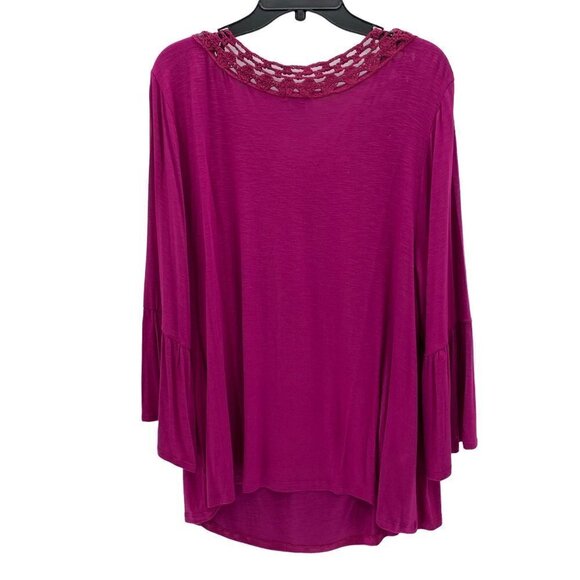 New Directions Pink Azalea Knit Top Women's Size 2X - Picture 6 of 7